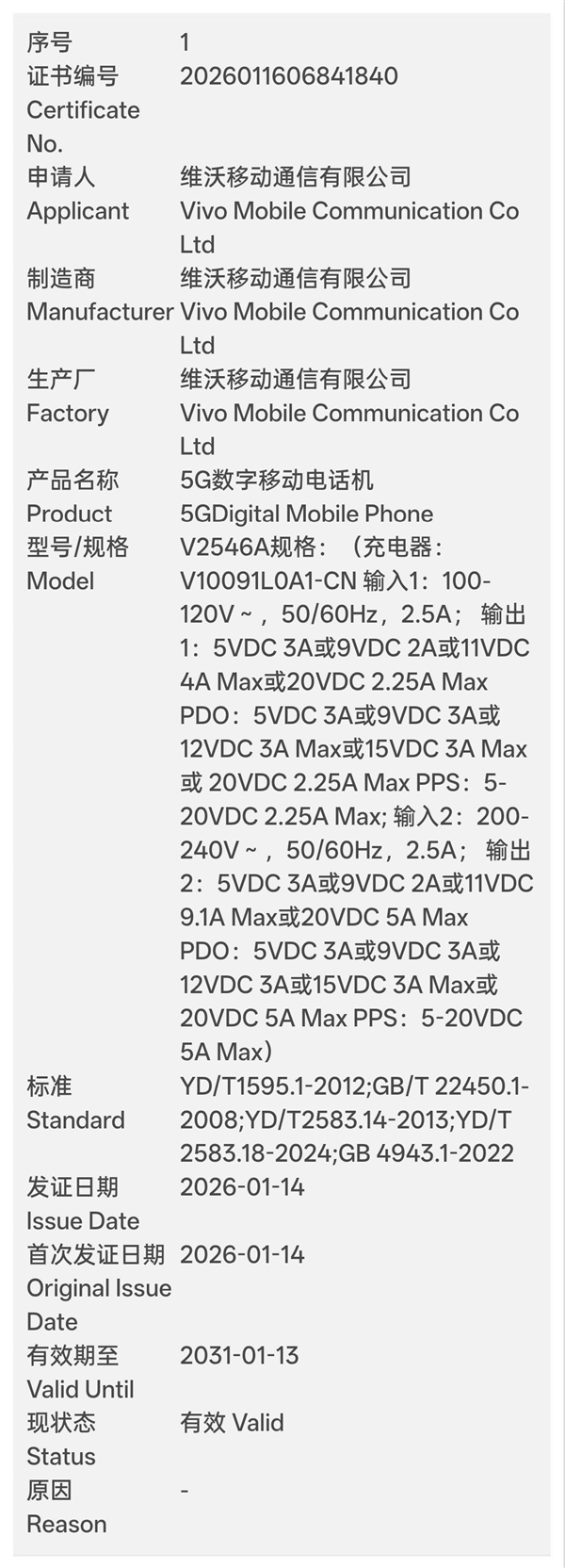2026年首款性能Ultra来了！iQOO 15 Ultra入网