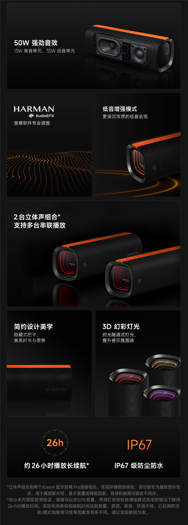 海外爆火的Sound Party来了！小米蓝牙音箱 Pro发布：599元、3D幻彩灯光超炫酷